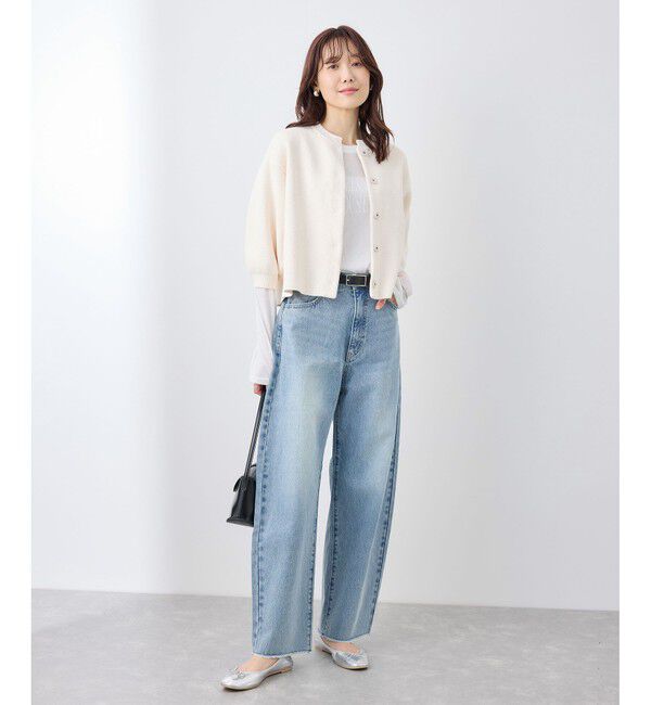 Rope&rsquo;Picnic「【emur/エミュール】カービーデニムパンツ」|デニム|