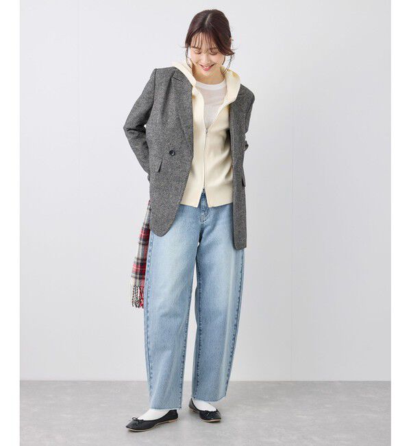 Rope&rsquo;Picnic「【emur/エミュール】カービーデニムパンツ」|デニム|