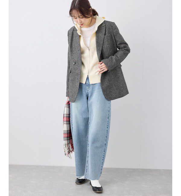 Rope&rsquo;Picnic「【emur/エミュール】カービーデニムパンツ」|デニム|