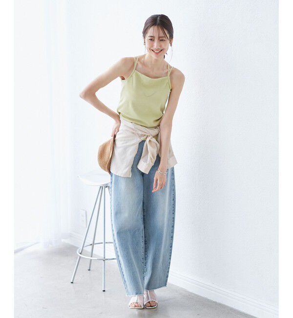 Rope&rsquo;Picnic「【emur/エミュール】カービーデニムパンツ」|デニム|