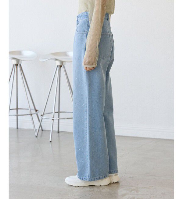 Rope&rsquo;Picnic「キラキラビジューデニム」|デニム|