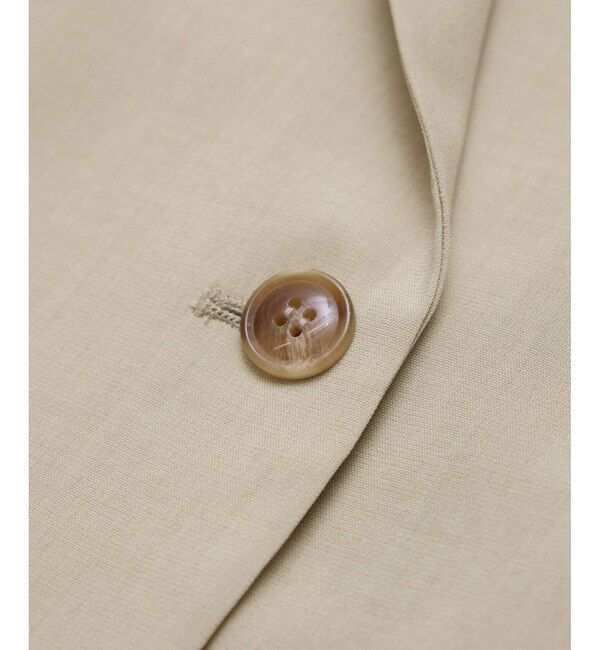 Rope&rsquo;Picnic「【接触冷感・UVカット・速乾】【リネンライク・シリーズ】シアーテーラードジャケット/セットアップ対応」|テーラードジャケット|