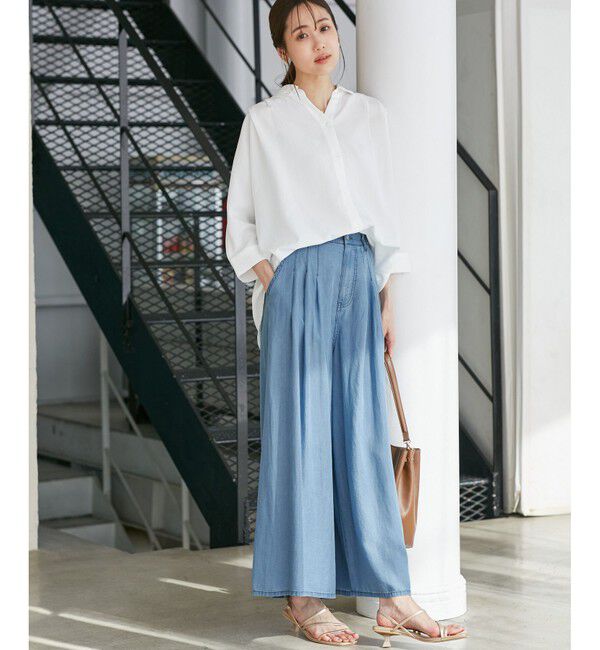 Rope&rsquo;Picnic「【emur/エミュール】バックVタックブラウス」|シャツ・ブラウス|