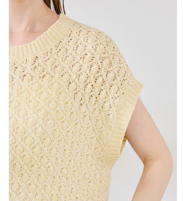 Rope&rsquo;Picnic「ポップコーン編みニットベスト」|ベスト・ジレ|