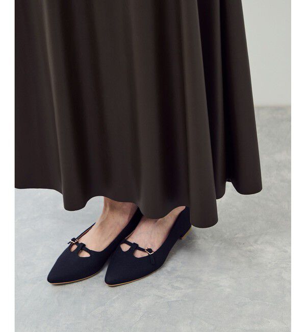 Rope&rsquo;Picnic「シンセティックレザーフレアロングスカート」|スカート|