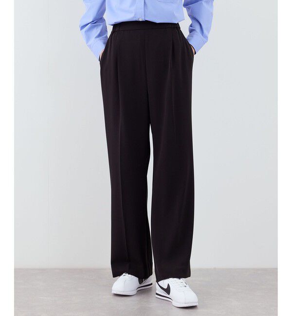 Rope&rsquo;Picnic「【WEB限定サイズ】美フレアカラーパンツ」|スラックス|