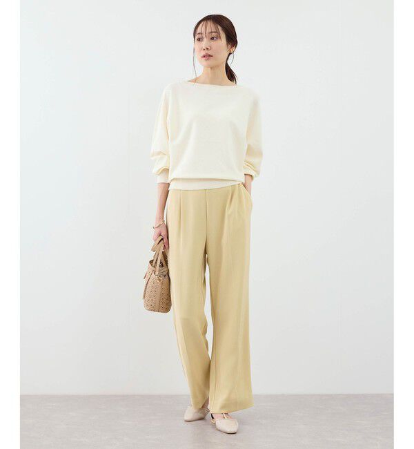 Rope&rsquo;Picnic「【WEB限定サイズ】美フレアカラーパンツ」|スラックス|