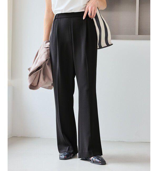 Rope&rsquo;Picnic「【WEB限定サイズ】美フレアカラーパンツ」|スラックス|