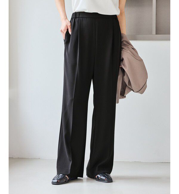 Rope&rsquo;Picnic「【WEB限定サイズ】美フレアカラーパンツ」|スラックス|