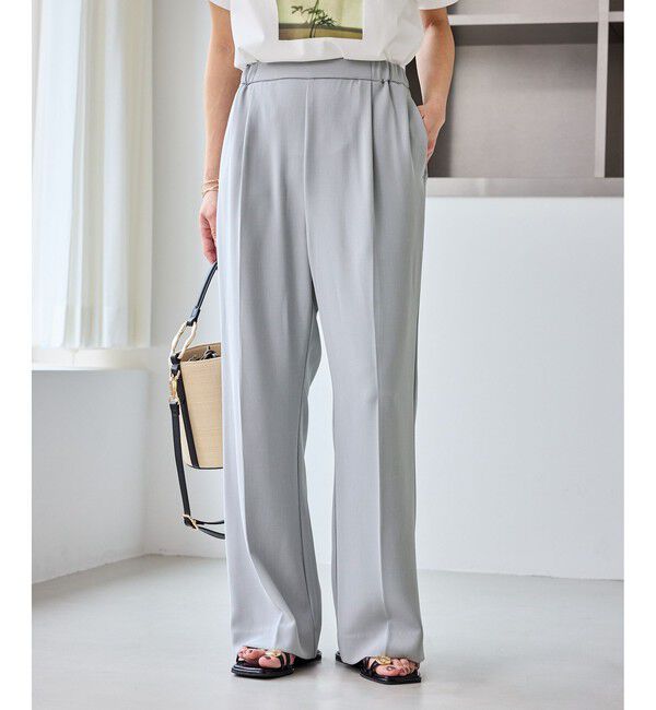 Rope&rsquo;Picnic「【WEB限定サイズ】美フレアカラーパンツ」|スラックス|