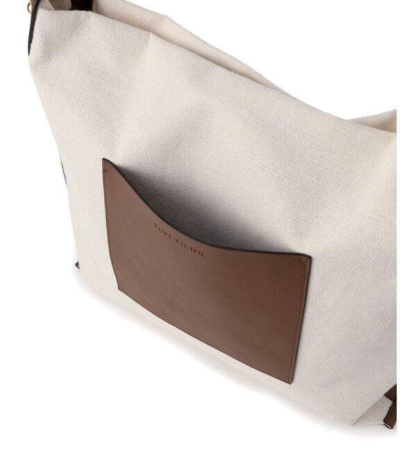 ROPE PICNIC PASSAGE「麻調キャンバスコンビトートバッグ/A4対応・15インチPC対応」|トートバッグ|