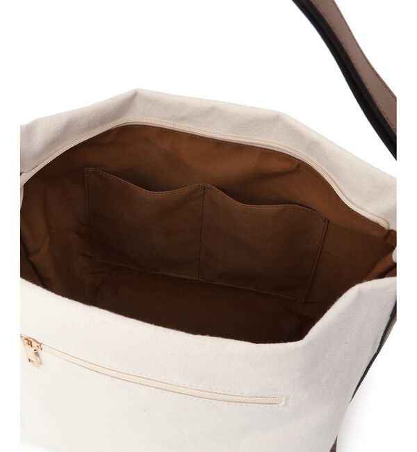 ROPE PICNIC PASSAGE「麻調キャンバスコンビトートバッグ/A4対応・15インチPC対応」|トートバッグ|