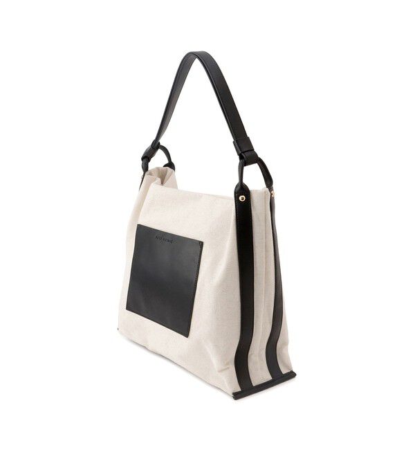 ROPE PICNIC PASSAGE「麻調キャンバスコンビトートバッグ/A4対応・15インチPC対応」|トートバッグ|
