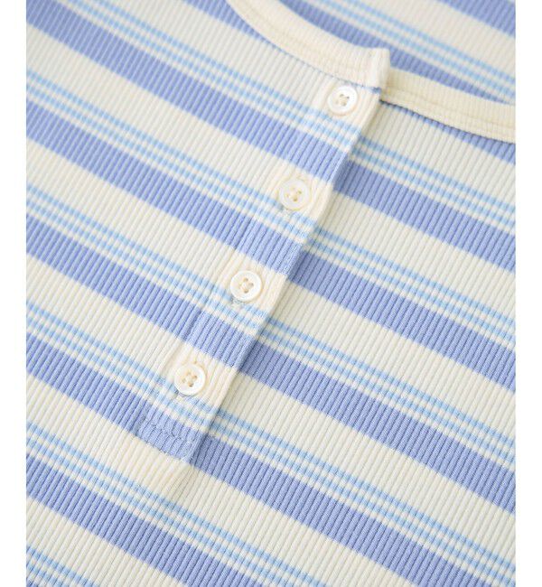 Rope&rsquo;Picnic「マルチボーダーヘンリーネックタンクトップ」|タンクトップ|