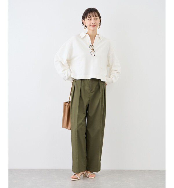 Rope&rsquo;Picnic「タックデザインチノパンツ/UVカット」|チノ|