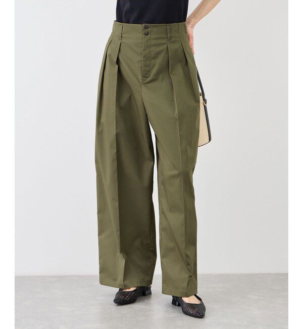 Rope&rsquo;Picnic「タックデザインチノパンツ/UVカット」|チノ|