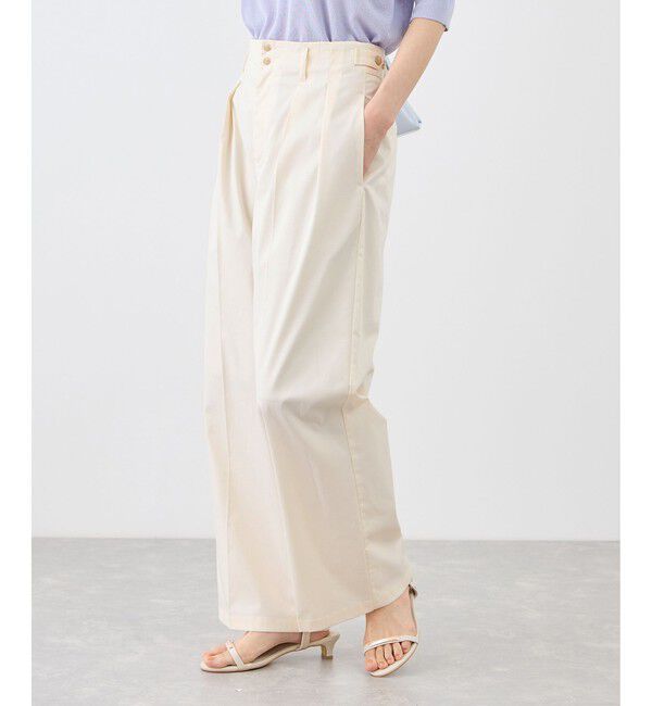 Rope&rsquo;Picnic「タックデザインチノパンツ/UVカット」|チノ|