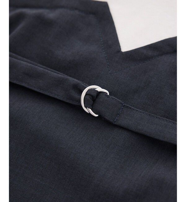 Rope&rsquo;Picnic「【cahoさんコラボ】低身長・小柄さんサイズ エアリーリネンライク ドッキングカットトップス」|Tシャツ・カットソー|