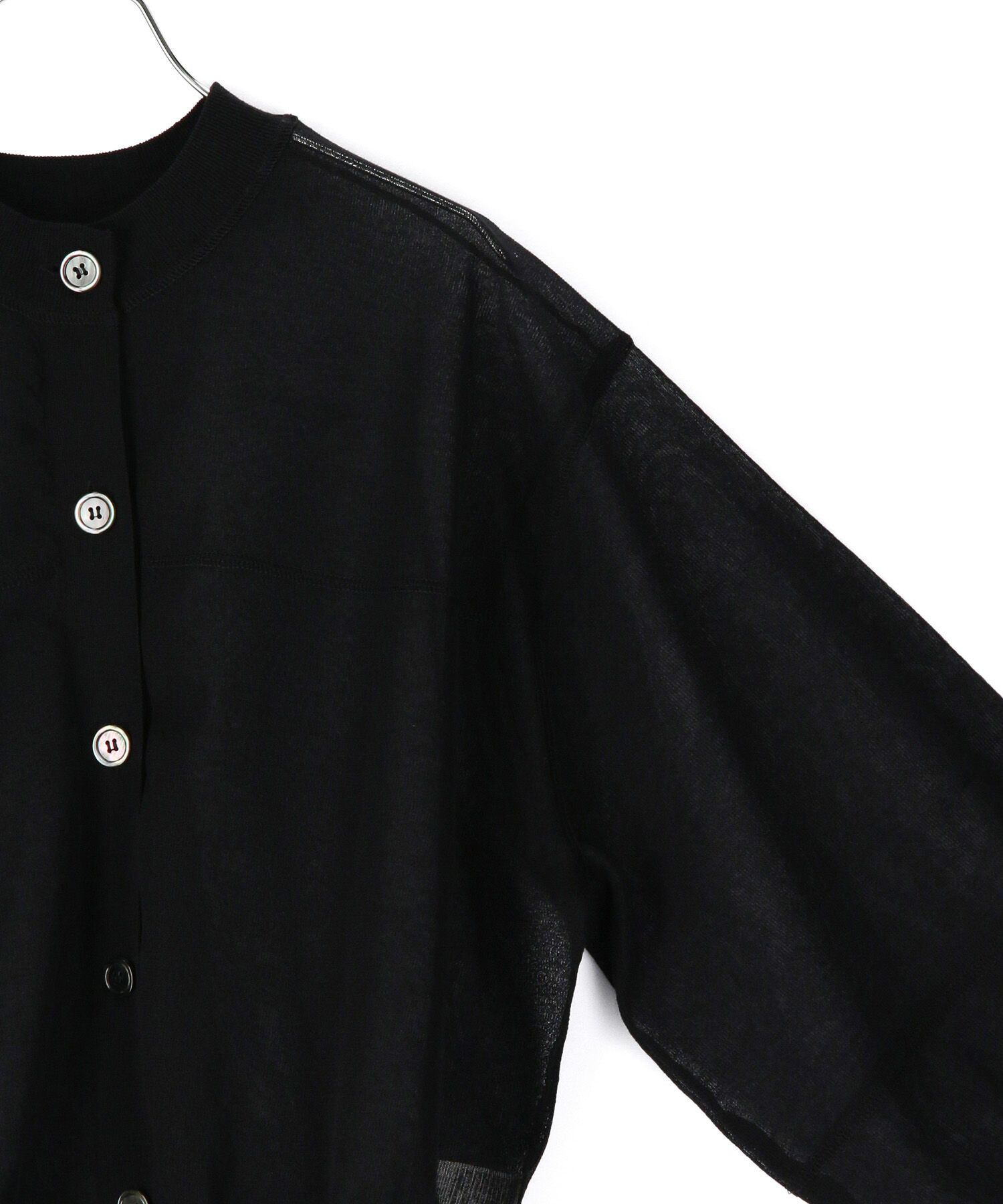 ADAM ET ROPE'「【2WAY】シアーカーディガン」|カーディガン|