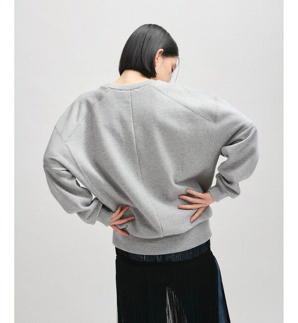 ADAM ET ROPE'「【サステナブル】ショルダーフォルムミドルスウェット」|スウェット・ジャージ|