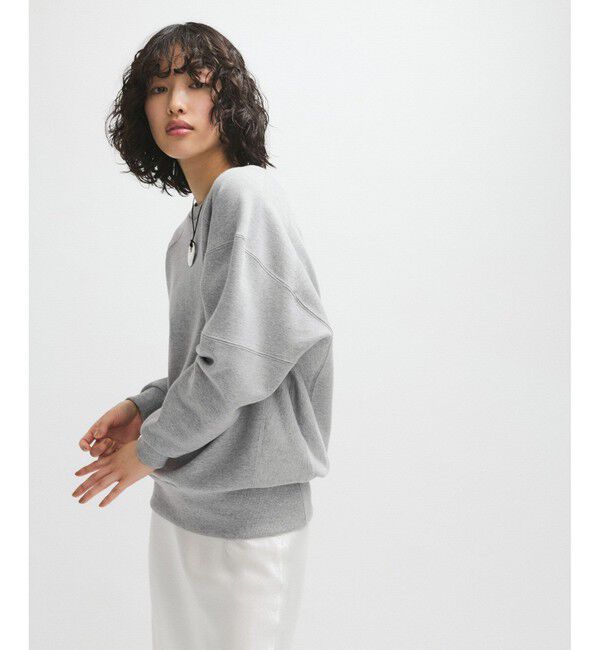 ADAM ET ROPE'「【サステナブル】ショルダーフォルムミドルスウェット」|スウェット・ジャージ|