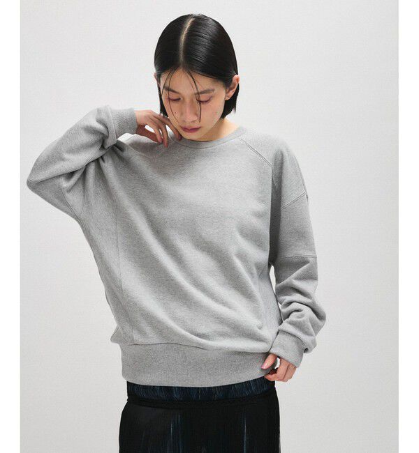 ADAM ET ROPE'「【サステナブル】ショルダーフォルムミドルスウェット」|スウェット・ジャージ|