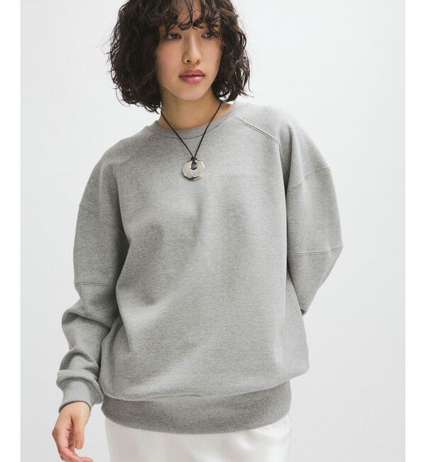 ADAM ET ROPE'「【サステナブル】ショルダーフォルムミドルスウェット」|スウェット・ジャージ|