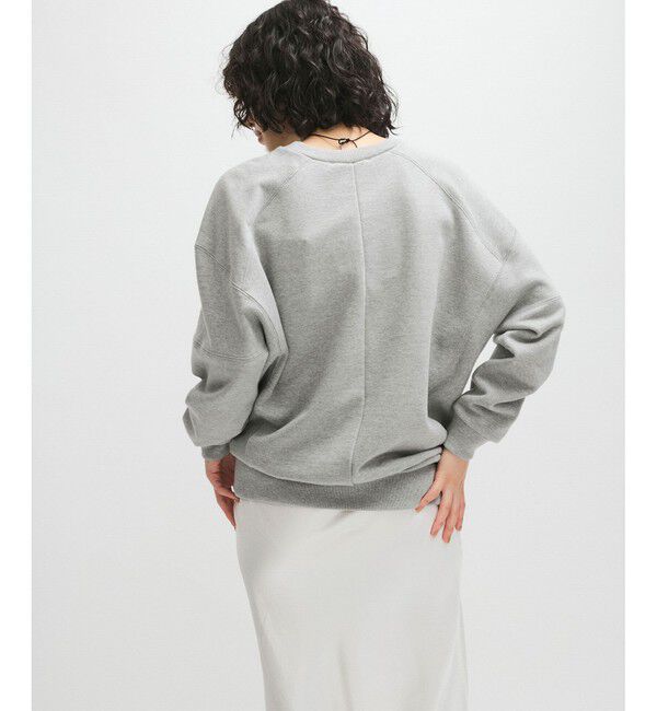 ADAM ET ROPE'「【サステナブル】ショルダーフォルムミドルスウェット」|スウェット・ジャージ|