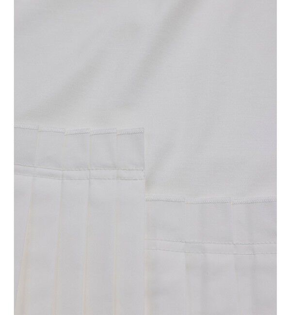 ADAM ET ROPE'「【サステナブル】プリーツコンビプルオーバー」|Tシャツ・カットソー|