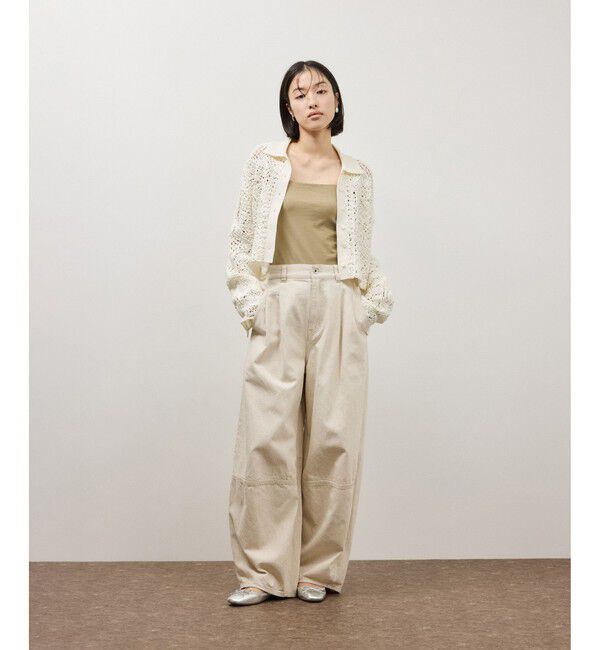 ADAM ET ROPE'「メタリックバレエシューズ」|バレエシューズ|