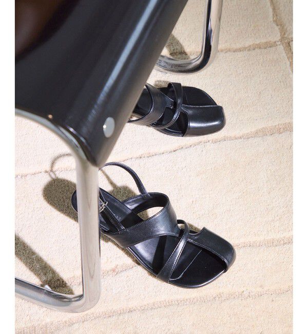 ADAM ET ROPE'「オープントゥバックストラップサンダル」|サンダル|