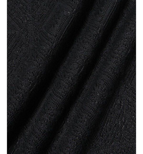 ADAM ET ROPE'「メッシュジャガードポロニットシャツ」|ポロシャツ|