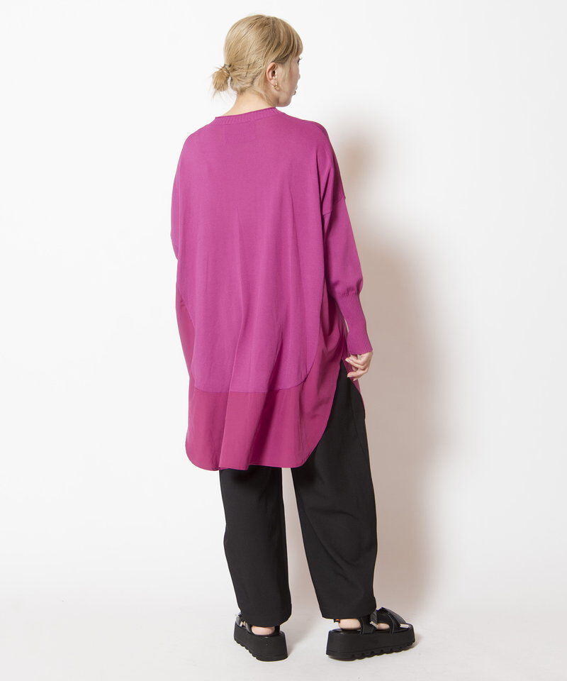  「ラウンドヘムニットプルオーバー」|ニット・セーター|