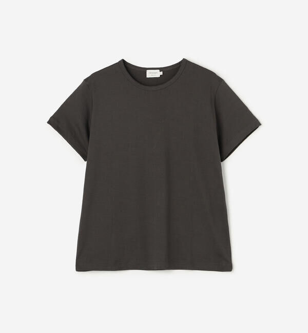 handvaerk「handvaerk | 60/2 CREW NECK T-SHIRT WOMEN」|Tシャツ・カットソー|DKGREY