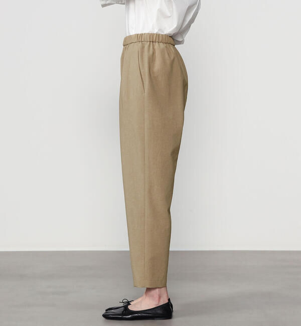 「MORRIS & SONS | タックイージーパンツ WOMEN」|チノ|