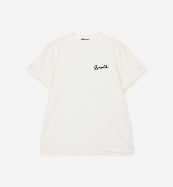 GYMPHLEX「Gymphlex | 刺繍ロゴTシャツ WOMEN」|Tシャツ・カットソー|WHITE