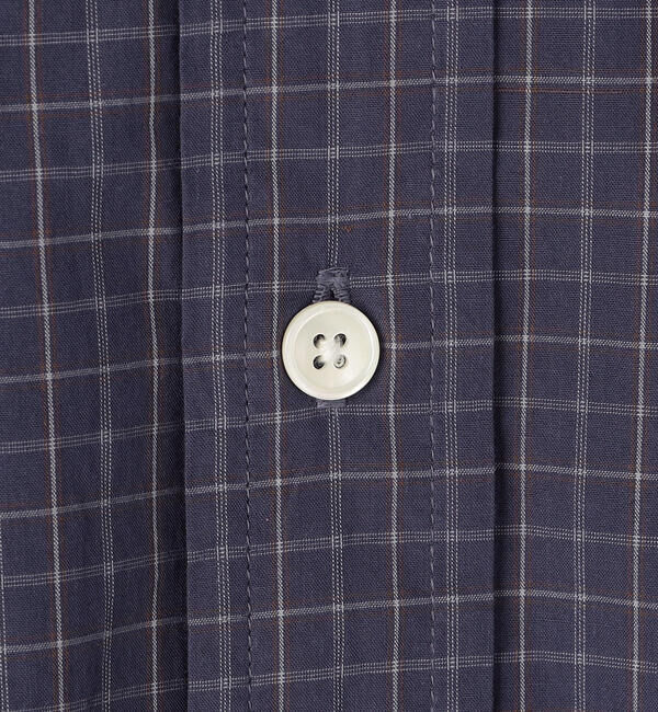 GYMPHLEX「Gymphlex | コットンワッシャー ボタンダウン半袖シャツ CHECK MEN」|シャツ・ブラウス|