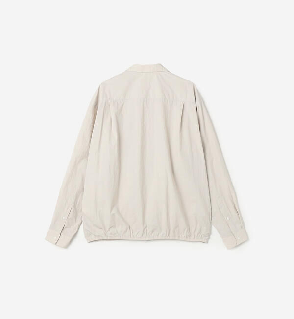 GYMPHLEX「Gymphlex | ナイロンタスラン 長袖ギャザーシャツ MEN」|シャツ・ブラウス|