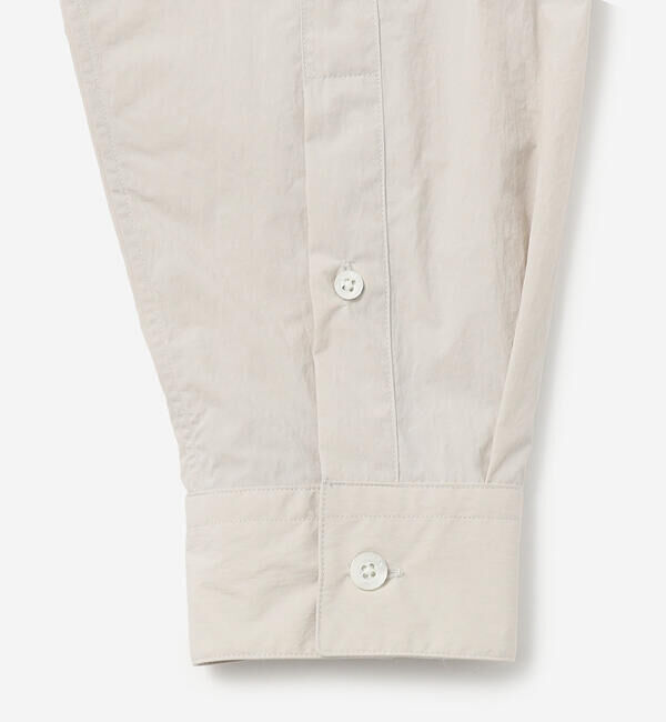 GYMPHLEX「Gymphlex | ナイロンタスラン 長袖ギャザーシャツ MEN」|シャツ・ブラウス|