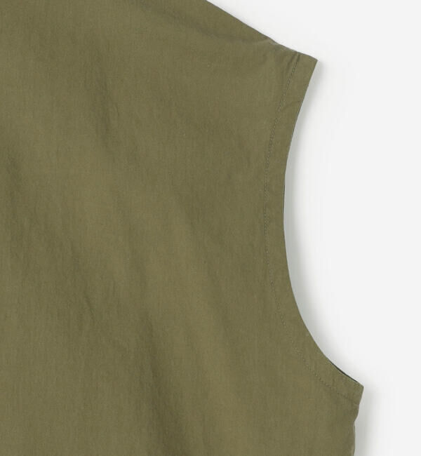 GYMPHLEX「Gymphlex | コットン スリーブレス ボタンダウンシャツワンピース WOMEN」|ワンピース|