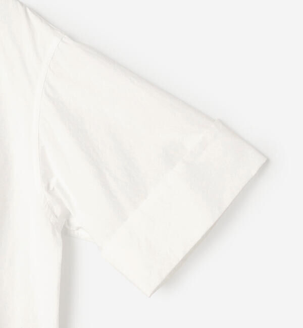 GYMPHLEX「Gymphlex | タイプライター スタンドカラー半袖シャツ WOMEN」|シャツ・ブラウス|