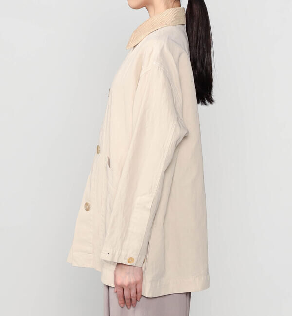 UNFIL「UNFIL | ガーメントダイ カバーオールジャケット WOMEN」|テーラードジャケット|