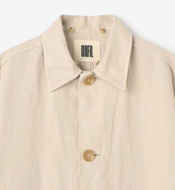 UNFIL「UNFIL | ガーメントダイ カバーオールジャケット WOMEN」|テーラードジャケット|