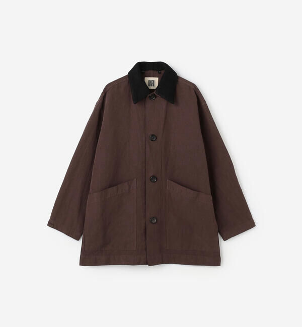 UNFIL「UNFIL | ガーメントダイ カバーオールジャケット WOMEN」|テーラードジャケット|