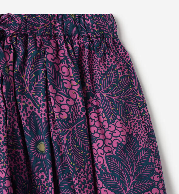 LE GLAZIK「LE GLAZIK | バティック タックギャザースカート WOMEN」|スカート|