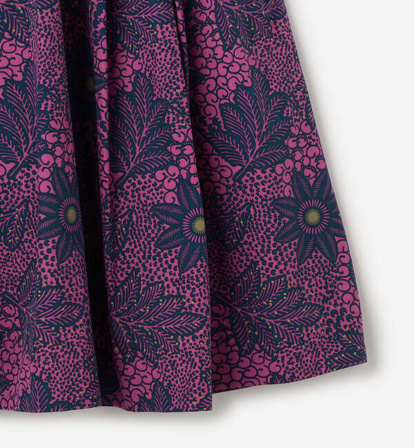 LE GLAZIK「LE GLAZIK | バティック タックギャザースカート WOMEN」|スカート|