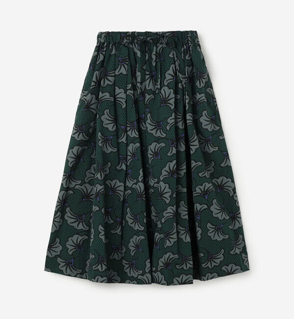 LE GLAZIK「LE GLAZIK | バティック タックギャザースカート WOMEN」|スカート|