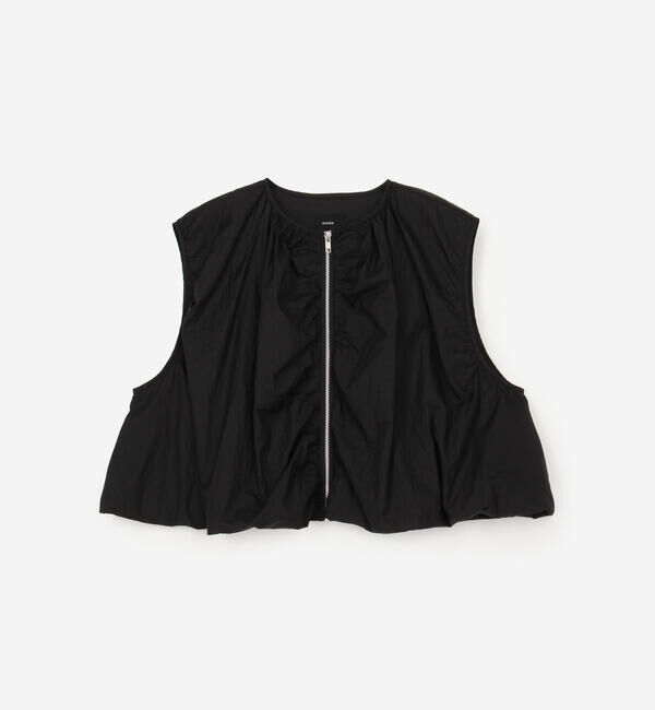  「eunoia | ナイロン ジップベスト WOMEN」|シャツ・ブラウス|