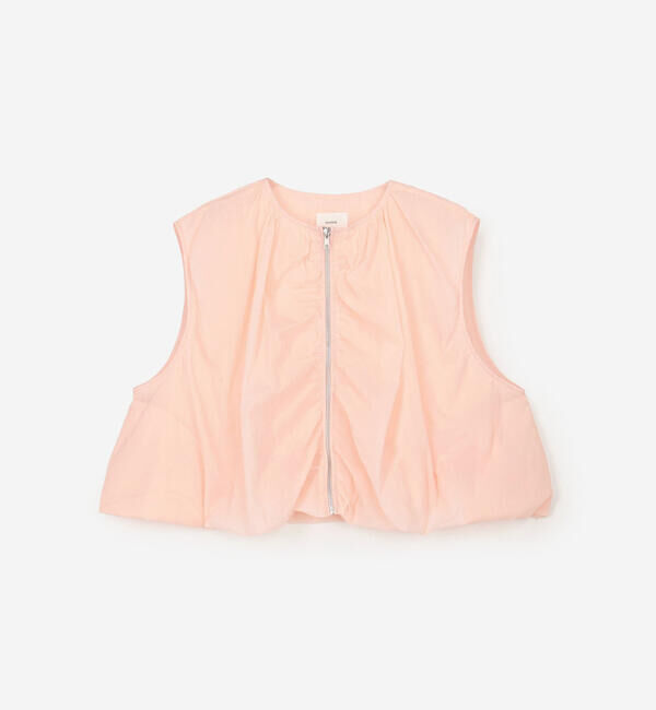  「eunoia | ナイロン ジップベスト WOMEN」|シャツ・ブラウス|