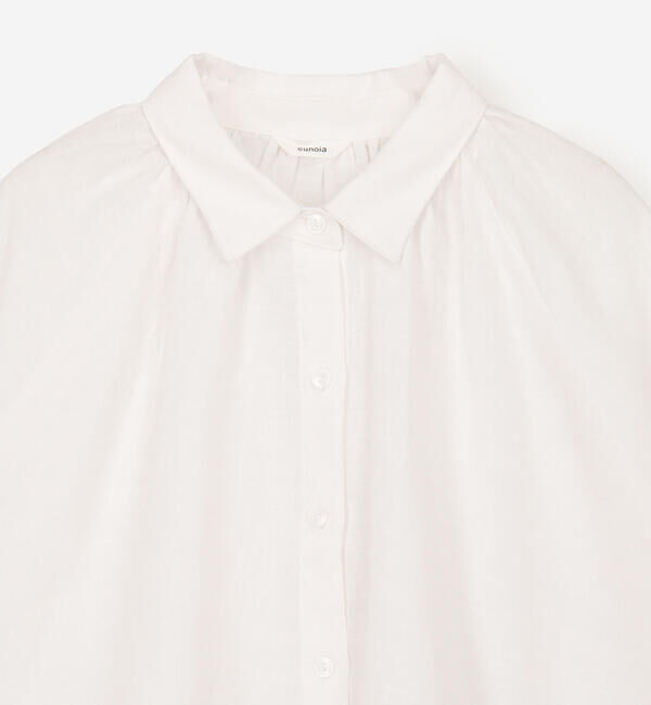  「eunoia | クロップド 半袖シャツ WOMEN」|シャツ・ブラウス|